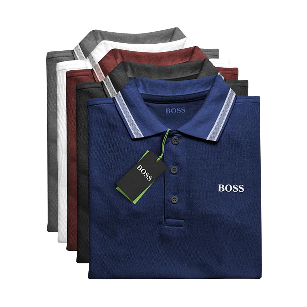 [ACHETEZ 3 OBTENEZ 5] Kit de 5 Polos Essential